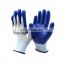 13 Gauge Seamless Oil Resistant Nitrile Coated Work Gloves Highly Tactile Grip Smooth Nitrile Palm Gloves For Hand Safety