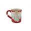3d santa claus christmas gift box ceramic coffee mug with christmas design
