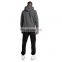 Plus size OEM Free Sample Slim Fit  Face Cover Hoodie Plain Printing Fleece White Pullover Sweatshirt with Face Cover Masked