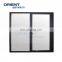 Modern frameless aluminum interior noiseless sliding door with high quality