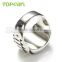 Topearl Jewelry Latest Stainless Steel Anchor Ring Design For Men High Quality Ring MER436