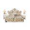 French Royal Style Bedroom Furniture elegant hand carved solid wood bed frame bedroom Set
