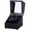 High-end motor box single slot MDF black carbon fiber PU mechanical watch automatic shaker box