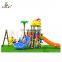 Kids Outdoor Play Areas Commercial Outdoor Playground Equipment Plastic Slide And Swing Set
