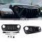 Black Front Grille for Jeep Wrangler JL 18+ ABS grill cover 4X4 accessory maiker manufacturer