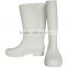 2016 white fashion pvc rain boots for food industry boots