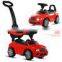 China Luxury Convertible Kids 4 in 1 Ride On Push Car with handle and Rocking Chair and surrounds protected baby swing car