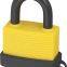 colorful waterproof cover laminated padlock with galvanized or nickel plated finish