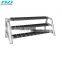 Dumbbells Rack 3 Lines Gym Equipment Rack  MND-AN72  3 Rows Dumbbell Rack for 15 pairs Dumbbell
