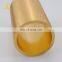 ZHONGLIAN Aluminum Profiles Suppliers Making Small Size 6061 6063 Pipe Golden Surface