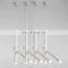 Modern Led Track Light Adjustable Spot Ceiling Pendant Lights For Kitchen Table Dining Room Bar Shop Pipe Tube Hanging Lamp
