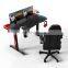 Best Selling Gaming Table with LED Lights PC Laptop Computer Elctronic Height Adjustable Gaming Desk