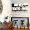 Custom Stamped Heavy Duty 90 Angle Corner L Shaped Wall Metal Shelf Brackets