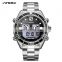 SINOBI Stainless Steel Man Watch Wrist S9731G Digital Display Man Handwatch Boys Gentleman Classic Watch