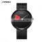 SINOBI Aqua Blue Man OEM Wristwatches Hollow out Dial Design Quartz Watches Custom Logo Glamor Male Watch