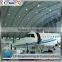 Prefabricated steel aircraft hangar project