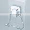 Powerful Vacuum Suction Cup Double Hooks Holder for Towel Robe and Loofah-Steel Double Hook for Bathroom and Kitchen Chrome