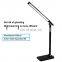 Smart Touch Dimming USB Charger Reading Lighting Working 8W Fast Wireless Charger USB Charging Port Computer LED Desk Lamp