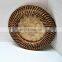 Luxury Rattan Charger With Mother Of Pearl Gifts Rattan wall decoration Table mat Cheapest Wholesale In Bulk Handwoven