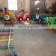 Children funny track electric amusement park entertainment track train for sale