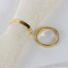 Gold Elegant Napkin Rings Holder For Wedding Event Banquet Hotel Restaurant Decoration