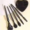 Super Professional Black 5pcs Kit of Makeup Brushes Cosmetiquera Maquillaje Brochas Nylon Hair Brush Beauty Set Personalized