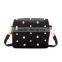 Messenger Bags Rivet Shoulder Bag PU Leather Crossbody Leather Shoulder Bag