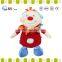 2015 Best Design Plush Stuffed Red Lovely Clown Dolls for Kids