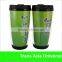 double wall plastic advertising travel mug insert paper