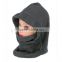 Six functions thermal wind stopper hood neck warmer ski face fleece balaclava mask hat snood scarf