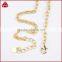 16 Inch 14K Gold Plated Copper Decorative brass chain antique brass chain