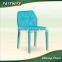 China high quality light blue fabric dining chair for dinning room
