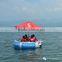 PE structure Leisure boat Round electric water donut boat
