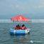 PE structure Leisure boat Round electric water donut boat