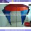 Fiberglass rib & steel pole wing canopy beach umbrellas