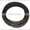 2016 Alibaba good price SAE 100R1AT 1/4" DN 6 with ordinary linen surface for cleaning machine steel braided rubber hose