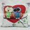 PLUS cartoon animal embroidery pillow cover