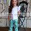 Fashion ruffle bottom pants for baby girls,New design big baby ruffle capri pants