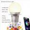 AC85-265V E26/E27 9W Multicolored Smartphone App Control Bluetooth LED Bulb Lamp Smart RGBW Adjustable Brightness Illuminative