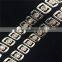 Cheap rhinestone trim plastic rhinestone banding