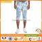 Slim Apparel Garment For Men China Wholesale Heavy Destructed Rip Tear Denim Shorts