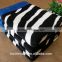 white and black 100% cotton luxury gift jacquard towel blanket
