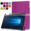 Folio book PU leather case for Galaxy Tab Pro S 12' with stand
