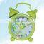 Cute children twin bell circular shape mini alarm clock