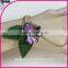 Personality bracelet Purple rose bracelet with ring latest style fashion bracelets