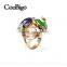 Fashion Jewelry Shinning Crystal Snake Ring Ladies Wedding Birthday Party Show Gift Dresses Apparel Promotion Accessories