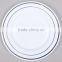 Elegance Quality Plastic 10-1/4" Party/Dinner Plates, White factory