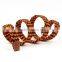 Colorful Elastic Stretch Woven/Braided Belt with Alloy Buckle/braided elastic stretch belt