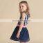 Summer dresses strips design kid cotton girls dresses small children skirt girl casual dress