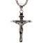 Fashion titanium stainless steel Jesus cross pendant